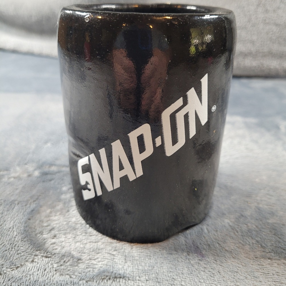 Snap-On Tools‎ Kool Kan Black Beverage Insulator Can Cooler Made in USA Vintage